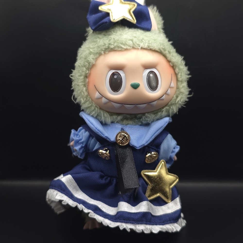 Labubu Clothes - Starry Bunny Officer Outfit